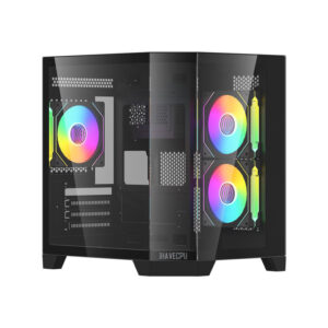 CASE (เคส) I DONT HAVE CPU CRYSTAL Z6 MINI (BLACK)(mATX) (1Y)